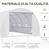 immagine-4-easycomfort-easycomfort-serra-da-giardino-a-tunnel-per-piante-struttura-in-metallo-e-copertura-in-pe-6x3x2m-bianco-ean-8054144132693