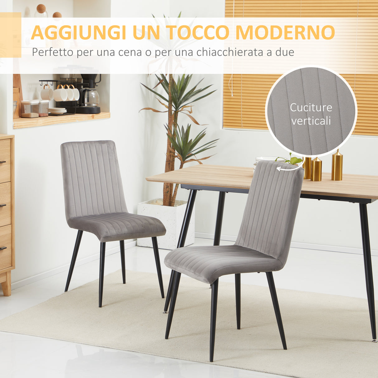 immagine-4-easycomfort-easycomfort-set-2-sedie-da-cucina-imbottite-e-salvaspazio-con-gambe-in-acciaio-43x58x90-cm-grigio-e-nero