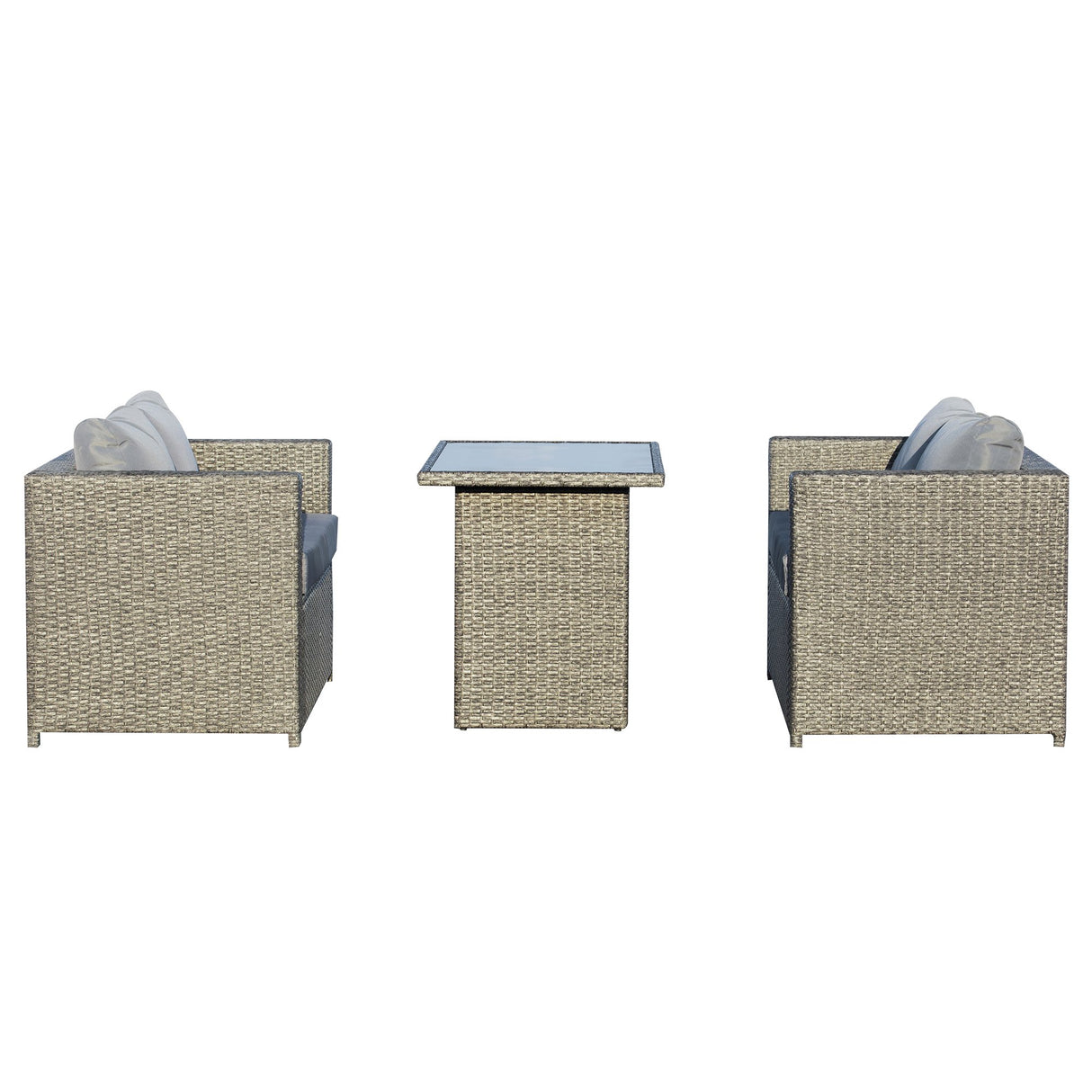 immagine-4-easycomfort-easycomfort-set-3-pezzi-mobili-da-giardino-con-2-divani-con-cuscini-e-1-tavolo-in-rattan-pe-salotto-da-esterno-grigio-nero