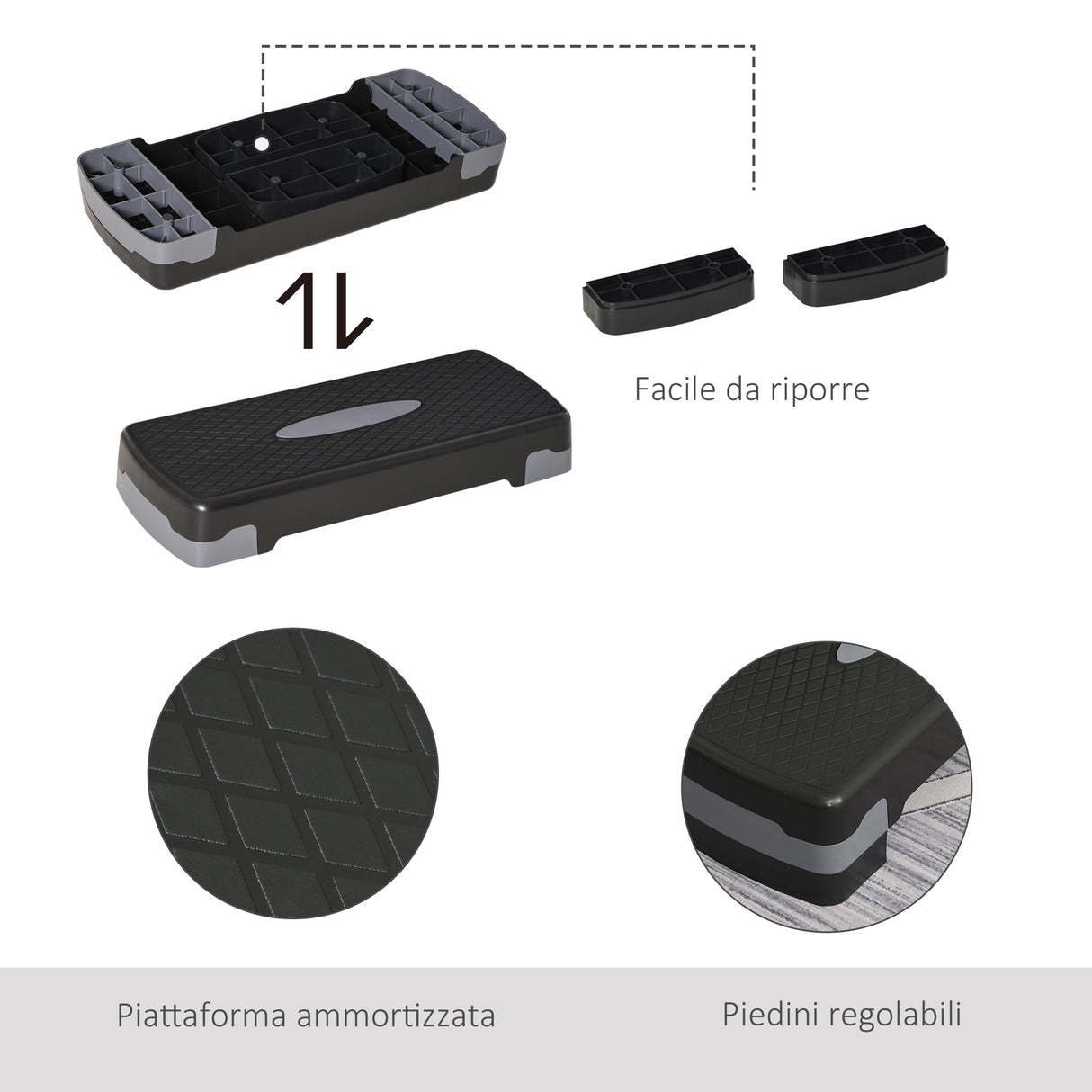 immagine-4-easycomfort-easycomfort-step-fitness-per-allenamento-a-casa-e-palestra-in-pp-con-altezza-regolabile-10cm-e-15cm-68x29cm-nero-e-grigio