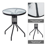 easycomfort easycomfort tavolino con 2 sedie set mobili 3pz pieghevole regolabile esterno textilene marrone