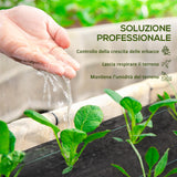 easycomfort easycomfort telo per pacciamatura 50x2 m traspirante e anti uv in polipropilene nero