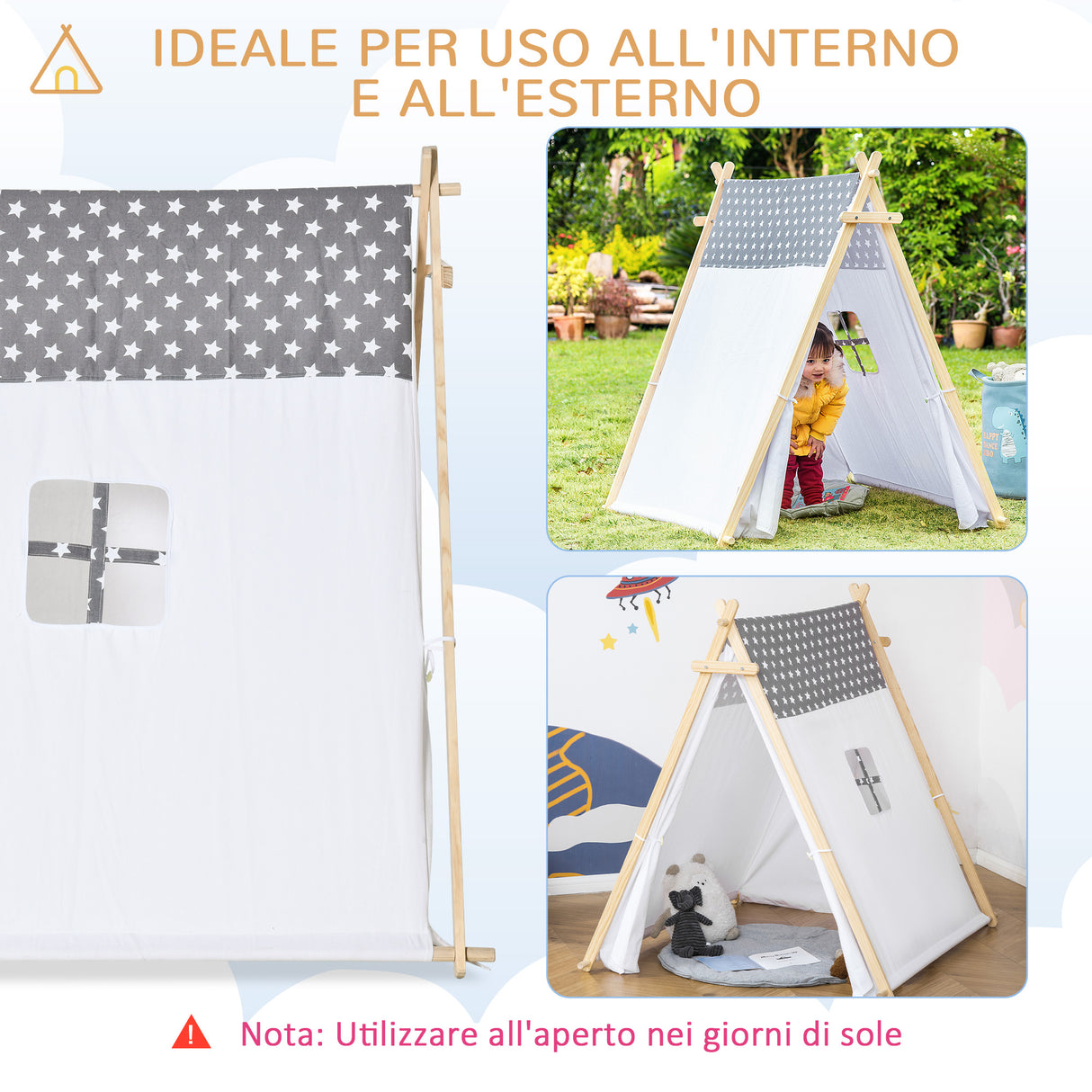 immagine-4-easycomfort-easycomfort-tenda-indiana-per-bambini-3-6-anni-con-porta-e-finestra-in-legno-e-poliestere-130x111x136cm-grigia-e-bianca