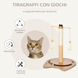 immagine-4-easycomfort-easycomfort-tiragraffi-per-gattini-fino-5kg-con-piume-palline-e-accessori-in-legno-40x37x51cm-marronebeige