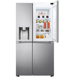 frigoriero lg smart side by side gsjv91pzae 635 litri classe energetica e a179xl91xp73 5 total no frost funzione ghiaccio tritato frost door in door wi fi con smartthinq inox