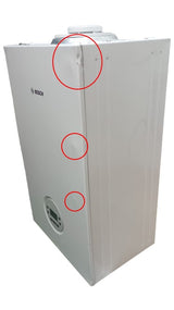 junkers bosch area occasioni 2601 caldaia a condensazione junkers bosch condens 1200 w gc1200w 2424 c 23 metano con kit scarico fumi