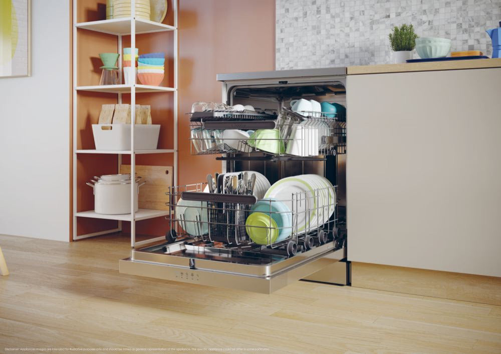 lavastoviglie a libera installazione candy rapido cf 4e7l0x 14 coperti classe e a81 8xl59 7xp59 8 acciaio inossidabile controllo remoto wi fi + ble