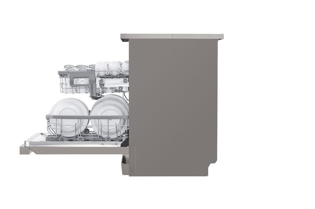 lavastoviglie a libera installazione lg df222fps 14 coperti classe energetica e a85xl60xp60 quadwash truesteam wi fi con smartthinq grigio