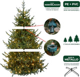 immagine-4-le-stelle-albero-di-natale-artificiale-verde-h-180cm-x-l-145cm-super-folto-con-400-luci-led-20-luci-flash-incorporate-e-base-a-croce-in-metallo