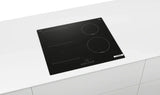 piano cottura a induzione bosh serie 4 pvs611bb6e 4 fuochi 60 cm in vetroceramica nero lxp 59x52 touchselect powerboost combizone