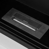 camino a bioetanolo biocamino da terra cambridge in legno bianco 110x37x102h