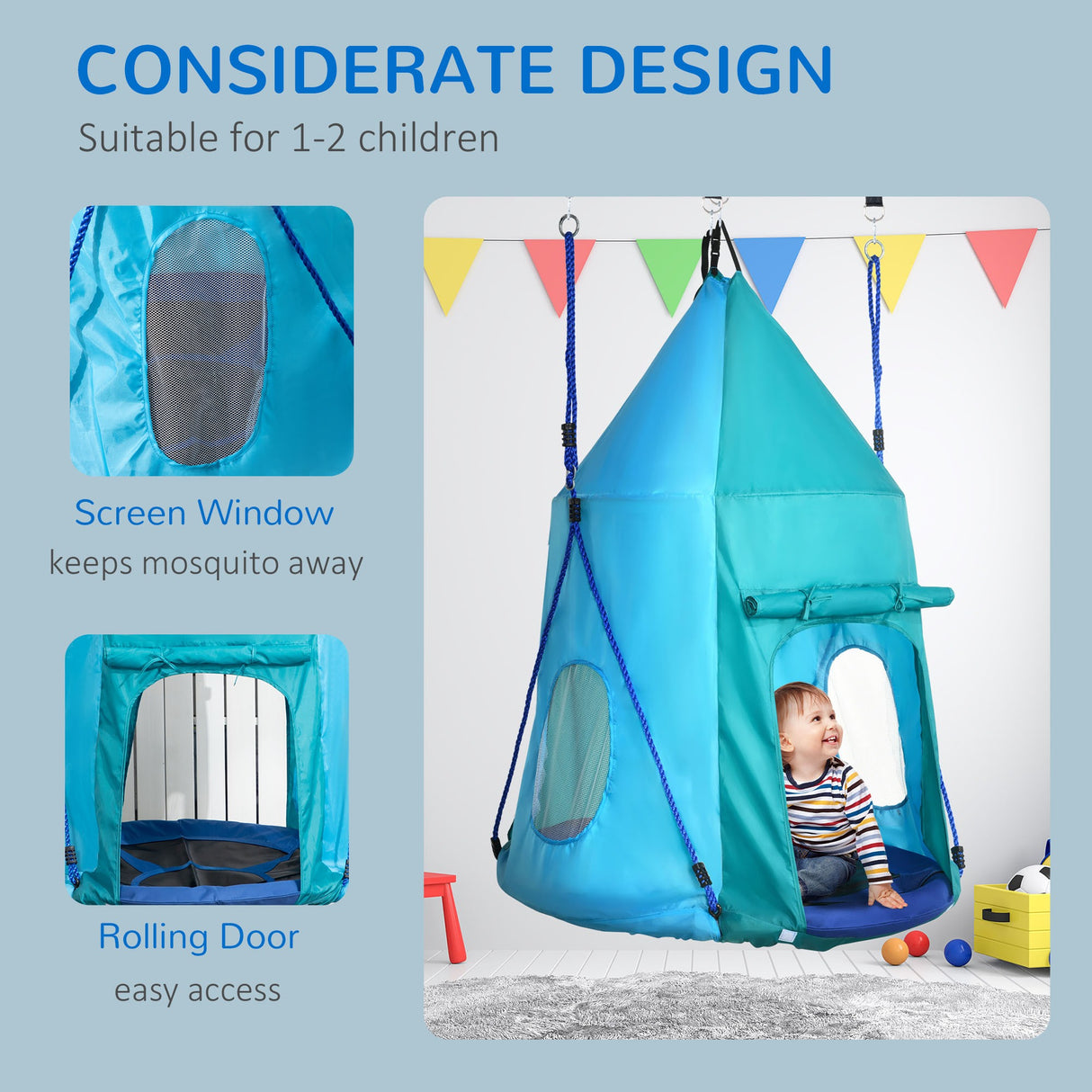 immagine-5-easycomfort-easycomfort-altalena-da-giardino-con-tenda-per-bambini-da-3-8-anni-100cm-e-corde-regolabili-blu