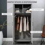 immagine-5-easycomfort-easycomfort-armadio-guardaroba-2-ante-con-scomparti-e-barra-appendiabiti-80x50x179cm-grigio