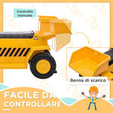 immagine-5-easycomfort-easycomfort-camion-giocattolo-elettrico-con-benna-di-scarico-fari-e-suoni-per-bambini-18-36-mesi-74-5x36x43-5-cm