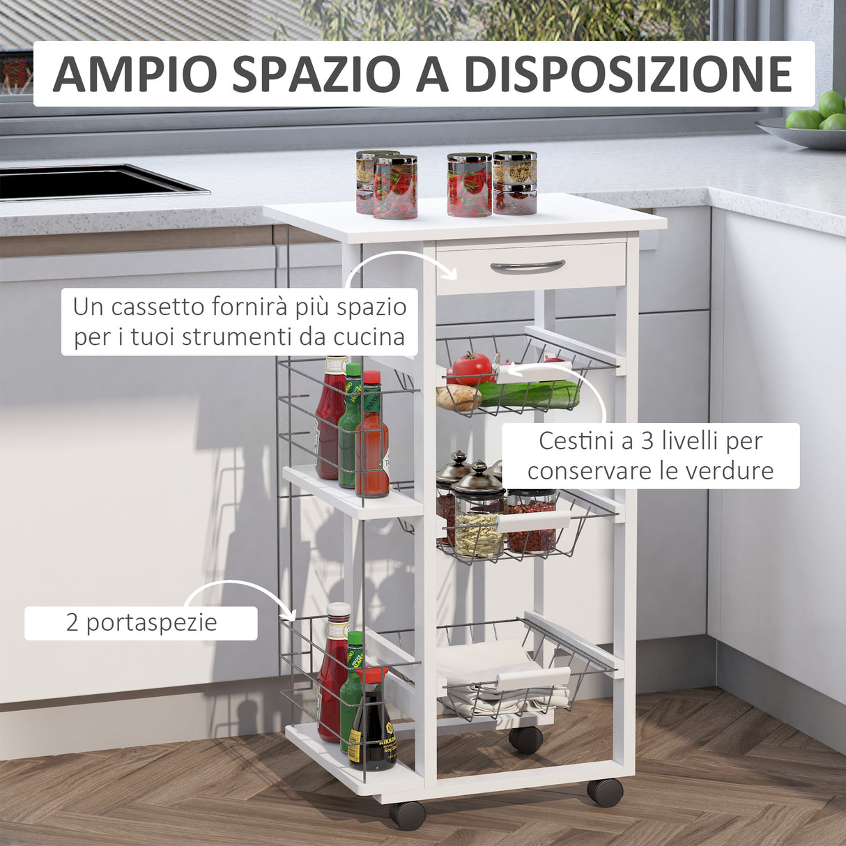 immagine-5-easycomfort-easycomfort-carrello-isola-da-cucina-salvaspazio-in-legno-di-pino-carrello-portavivande-con-4-ruote-cassetto-3-cesti-estraibili-portafrutta-bianco-ean-8054111845854