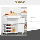 immagine-5-easycomfort-easycomfort-carrello-portavivande-carrellino-per-cucina-in-legno-bianco-con-portabottiglie-1-cassetto-e-3-antine-67x37x87cm