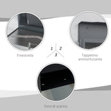 easycomfort easycomfort cassetta postale in acciaio con 2 chiavi di sicurezza fessura a v e foro di drenaggio 37x10 5x37 cm grigia