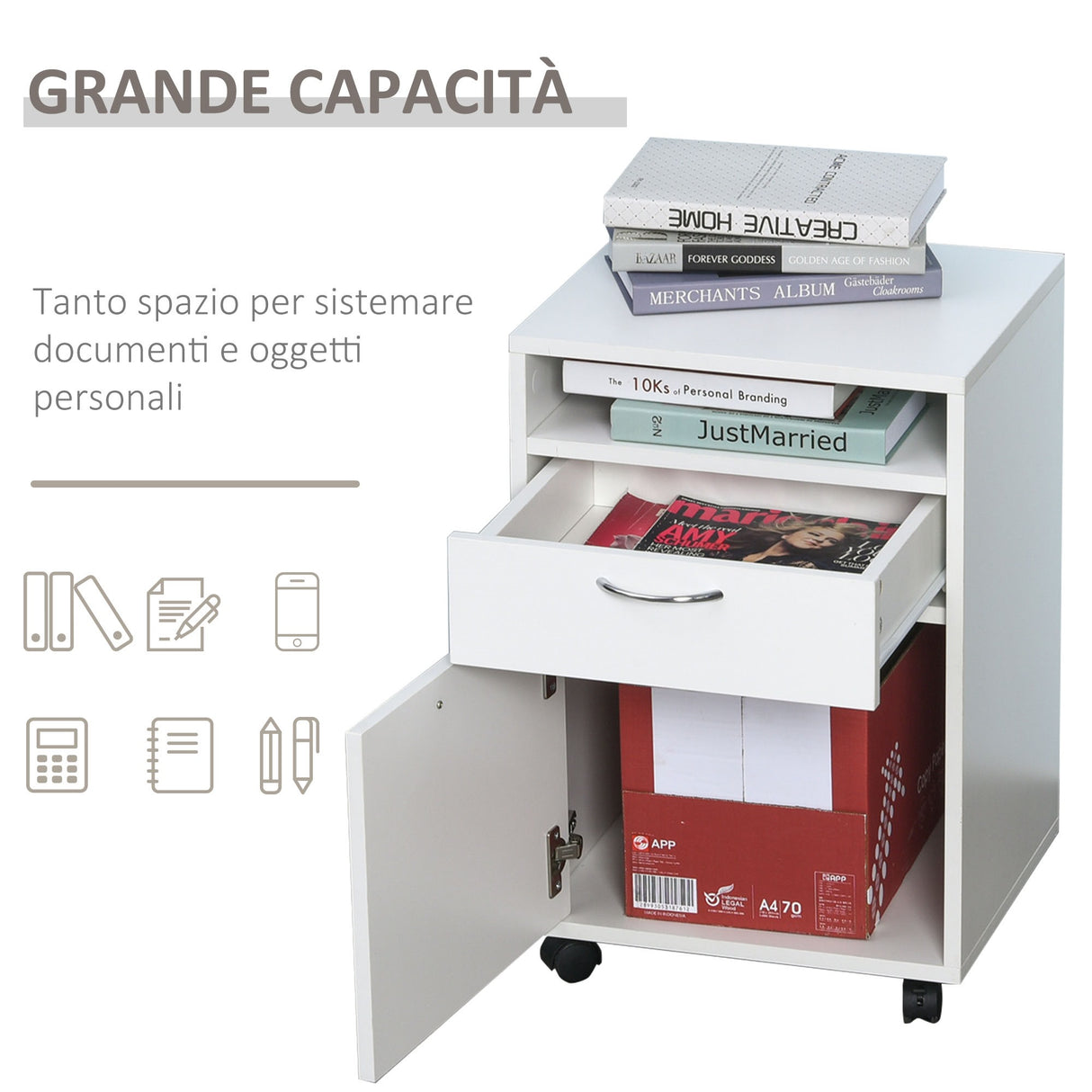 immagine-5-easycomfort-easycomfort-cassettiera-portadocumenti-da-ufficio-in-legno-bianco-con-2-cassetti-4-ruote-ominidirezionali-40-x-35-x-60cm-ean-8054111845441