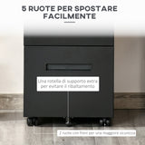 immagine-5-easycomfort-easycomfort-cassettiera-ufficio-con-ruote-schedario-portadocumenti-a-2-cassetti-con-serratura-e-2-chiavi-in-acciaio-39x48x67cm-nero