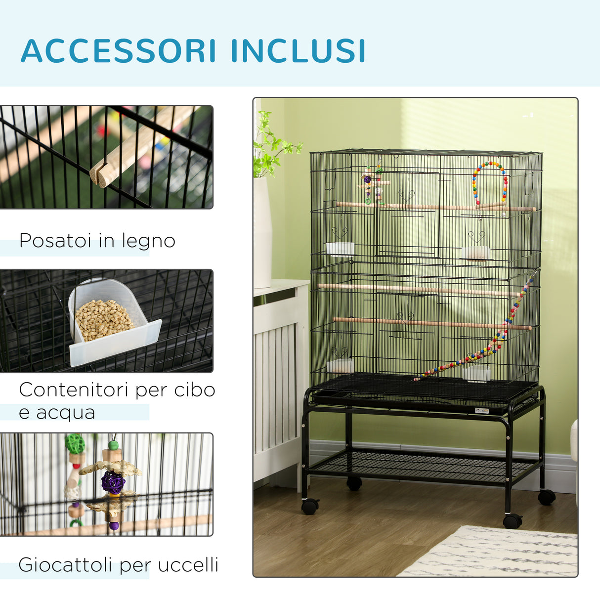 immagine-5-easycomfort-easycomfort-gabbia-per-uccelli-in-acciaio-con-posatoi-giochi-contenitori-per-cibo-e-vassoio-79x49x133-cm-nero