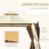 immagine-5-easycomfort-easycomfort-gazebo-da-giardino-3-x-3m-con-4-tende-laterali-e-doppio-tetto-beige