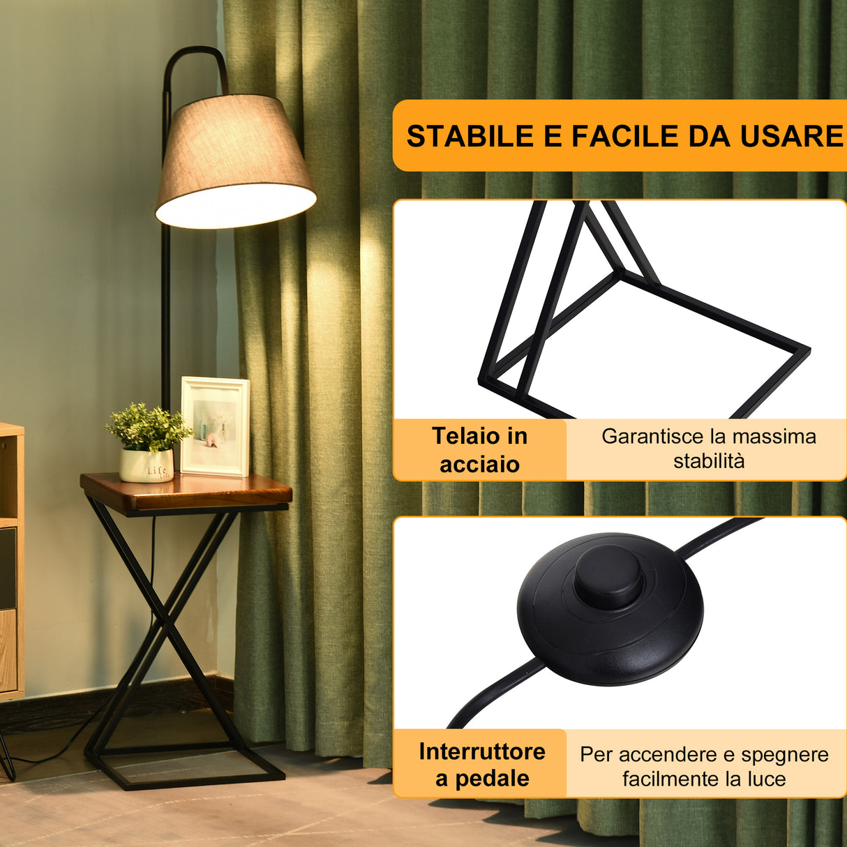 immagine-5-easycomfort-easycomfort-lampada-da-terra-con-ripiano-in-acciaio-e-legno-ean-8055776914121