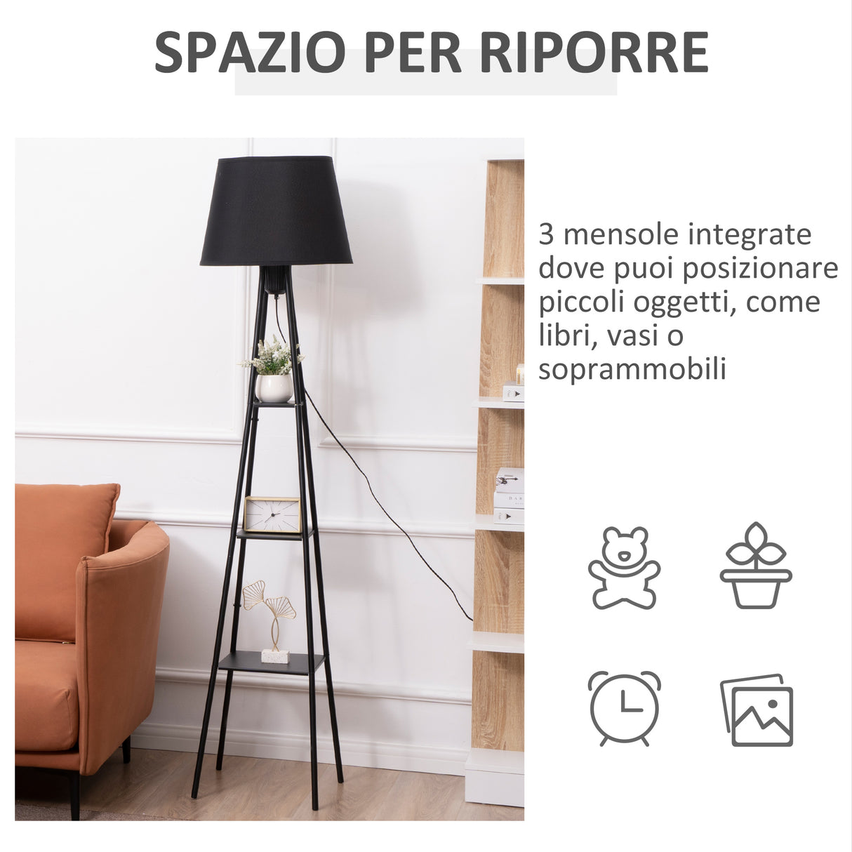 immagine-5-easycomfort-easycomfort-lampada-da-terra-di-design-con-3-mensole-e-interruttore-a-pedale-attacco-e27-e-struttura-in-metallo-35x35x173cm-nero