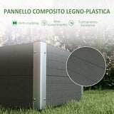 easycomfort easycomfort letto per orto rialzato con fondo aperto e profili in alluminio 60x60x30cm grigio scuro