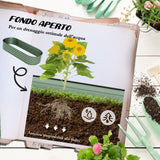 easycomfort easycomfort letto per orto rialzato modulare 150x62x30cm in acciaio galvanizzato con fondo aperto verde