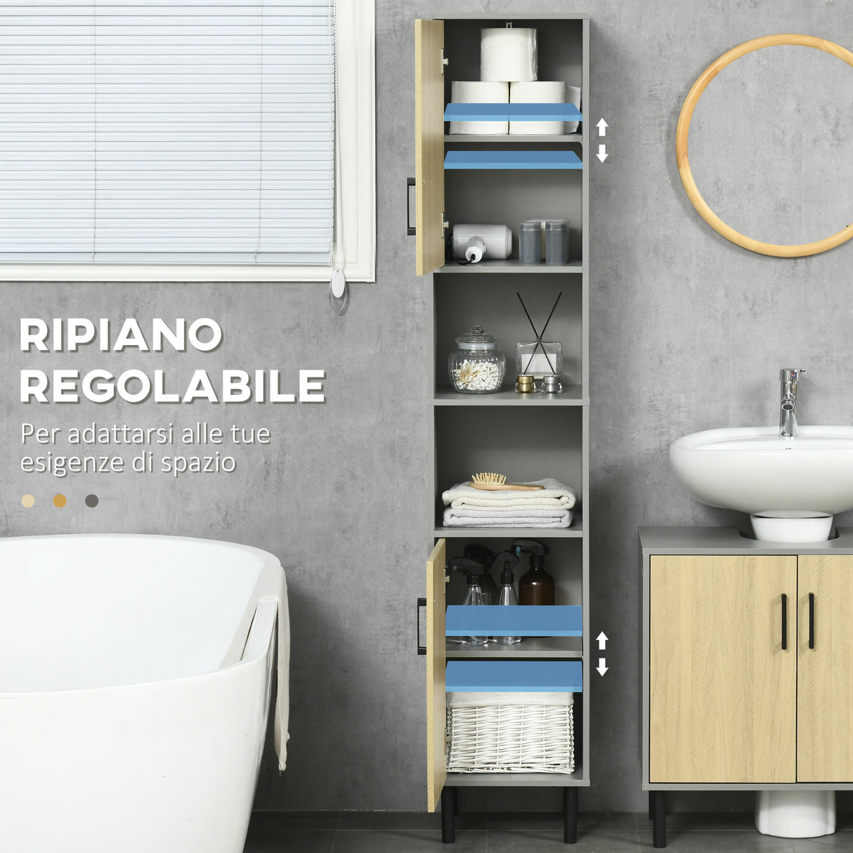 immagine-5-easycomfort-easycomfort-mobile-bagno-con-2-ripiani-aperti-in-truciolato-e-2-armadietti-con-ripiani-regolabili-31-4x30x165cm