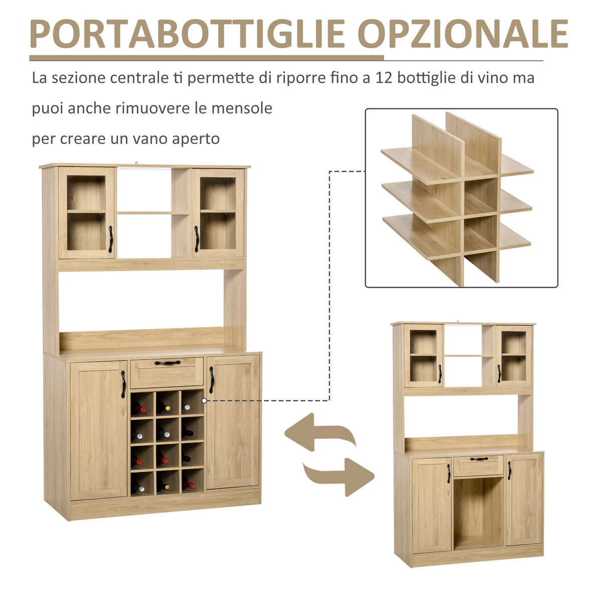 immagine-5-easycomfort-easycomfort-mobile-credenza-alta-da-cucina-con-cassetto-4-armadietti-mensole-e-portabottiglie-in-legno-rovere