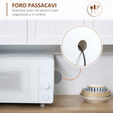 easycomfort easycomfort mobile dispensa cucina in legno con armadietti e cassetto stile country 101x39x180cm bianco