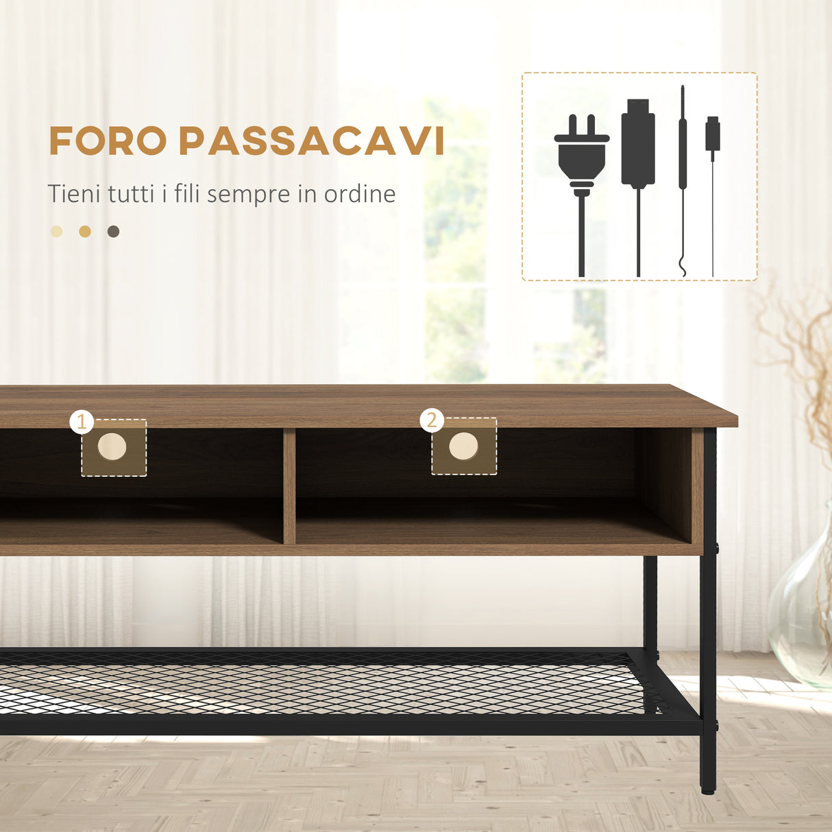 immagine-5-easycomfort-easycomfort-mobile-porta-tv-fino-48-stile-industriale-in-legno-e-acciaio-110x40x48cm-marrone-e-nero