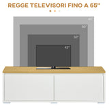 immagine-5-easycomfort-easycomfort-mobile-porta-tv-fino-a-65-con-armadietti-e-ante-a-ribalta-in-truciolato-140x37x45cm-bianco-e-color-legno