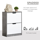 immagine-5-easycomfort-easycomfort-mobile-portascarpe-scarpiera-salvaspazio-bassa-a-2-ante-per-8-paia-di-scarpe-arredamento-moderno-grigio-e-bianco-62-5x26x81cm-ean-8054111849005