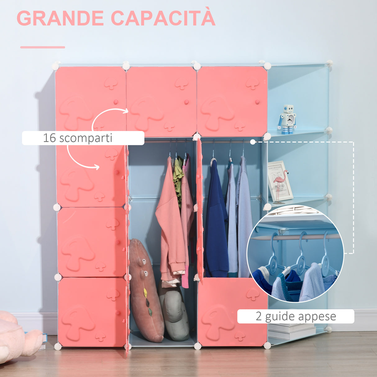 immagine-5-easycomfort-easycomfort-mobile-scarpiera-modulare-salvaspazio-a-fungo-16-cubi-in-acciaio-e-pp-145x47x145-cm-rosa-e-blu