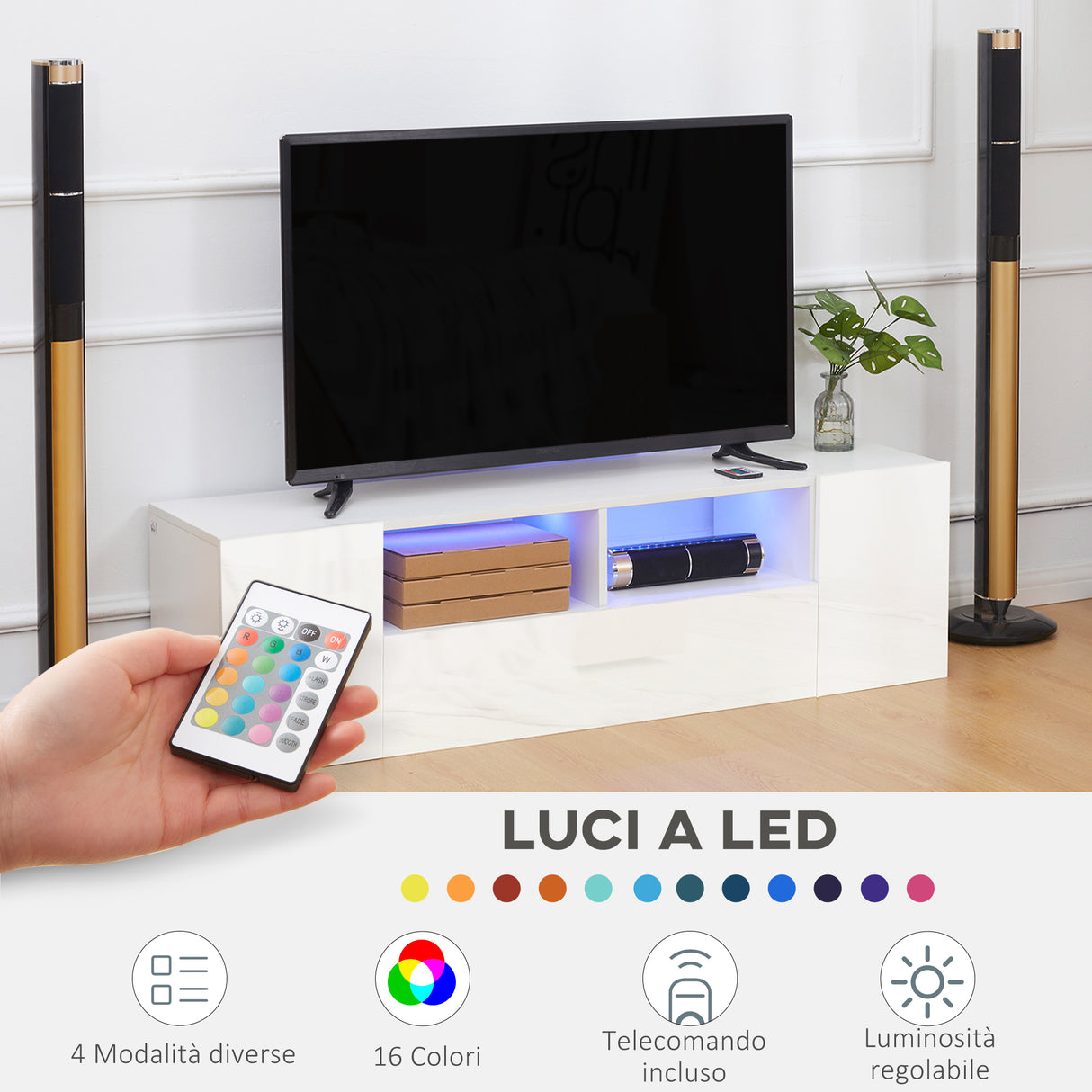 immagine-5-easycomfort-easycomfort-mobile-tv-60-max-in-truciolato-con-3-ripiani-2-armadietti-e-luci-led-137x35x42-cm-bianco-lucido