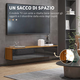 immagine-5-easycomfort-easycomfort-mobile-tv-con-design-lucido-a-parete-e-credenze-chiuse-in-truciolato-160x35x30-cm-marrone-e-nero