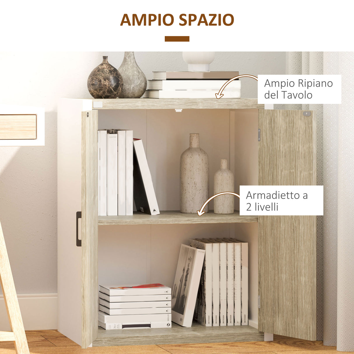 immagine-5-easycomfort-easycomfort-mobiletto-multiuso-2-ante-con-mensola-regolabile-in-mdf-62x40x77cm-bianco-e-legno