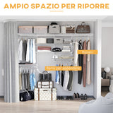 immagine-5-easycomfort-easycomfort-organizer-in-acciaio-montato-a-muro-con-9-ripiani-regolabili-e-5-aste-per-appendere-249-4x38-8x162-cm-bianco