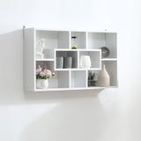 immagine-5-easycomfort-easycomfort-pensile-libreria-da-parete-sospesa-8-vani-in-3-diverse-dimensioni-mensola-da-muro-design-antiribaltamento-pannelli-di-truciolare-bianco-85x14-5x47-5cm-capacita-20kg-ean-8054111841399