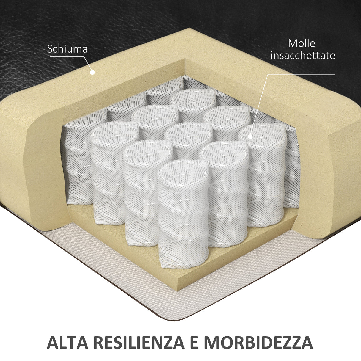 easycomfort easycomfort poltrona da ufficio massaggiante e riscaldata con 2 punti massaggio e 8 programmi nera