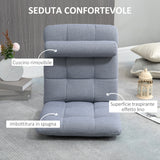 immagine-5-easycomfort-easycomfort-poltrona-letto-singolo-con-altezza-regolabile-in-5-livelli-e-cuscino-rimovibile-53x64x60-cm-grigio