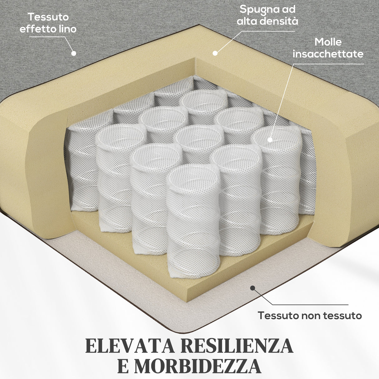 easycomfort easycomfort poltrona relax reclinabile con poggiapiedi estraibile copertura di ricambio e seduta con molle grigio