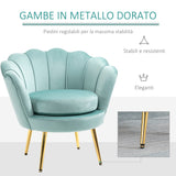 easycomfort easycomfort poltroncina vintage di design in velluto blu poltroncina da camera con schienale alto 76x67x74cm verde