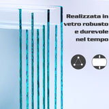 easycomfort easycomfort porte scorrevoli in vetro satinato da interni con binario b3 in alluminio per bagno cucina studio 205x90x08cm ean 8055776911267