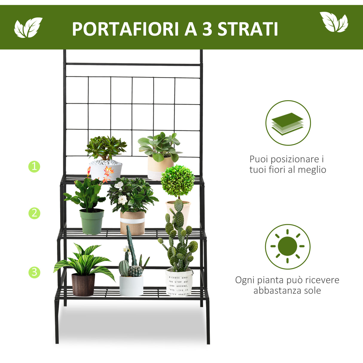 immagine-5-easycomfort-easycomfort-scaffale-portapiante-con-3-ripiani-e-pannello-verticale-per-piante-rampicanti-in-metallo-nero