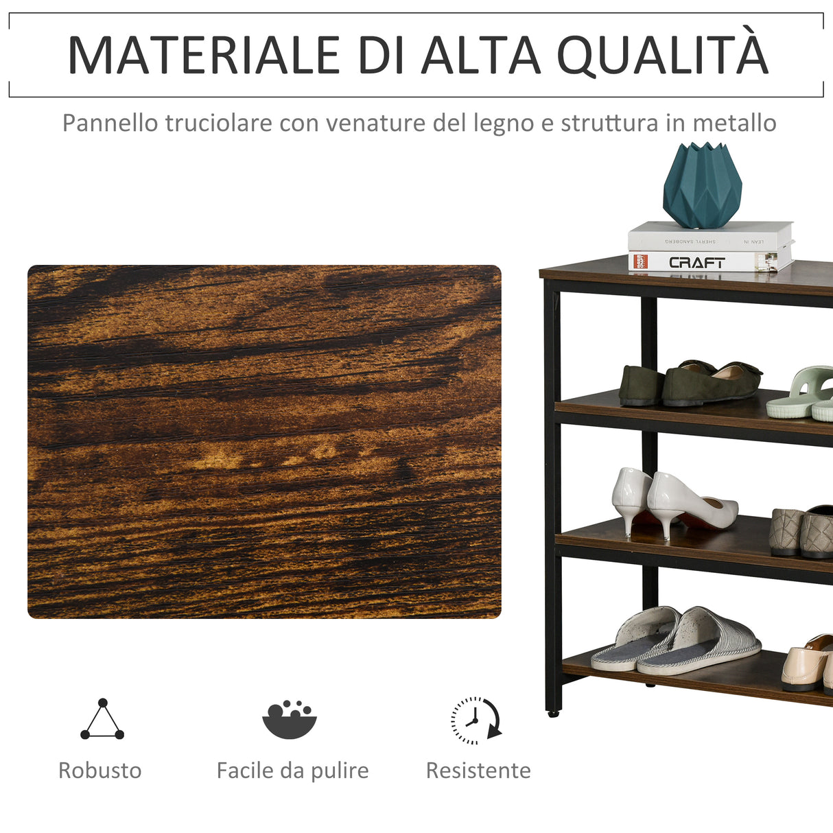 immagine-5-easycomfort-easycomfort-scaffale-stile-industriale-4-ripiani-mobile-libreria-per-soggiorno-ingresso-camera-da-letto-metallo-e-legno-marrone-100x30x72cm-ean-8054144131474