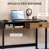 immagine-5-easycomfort-easycomfort-scrivania-per-camera-e-ufficio-con-cassetto-stile-industriale-110x50x76cm-noce-e-nero