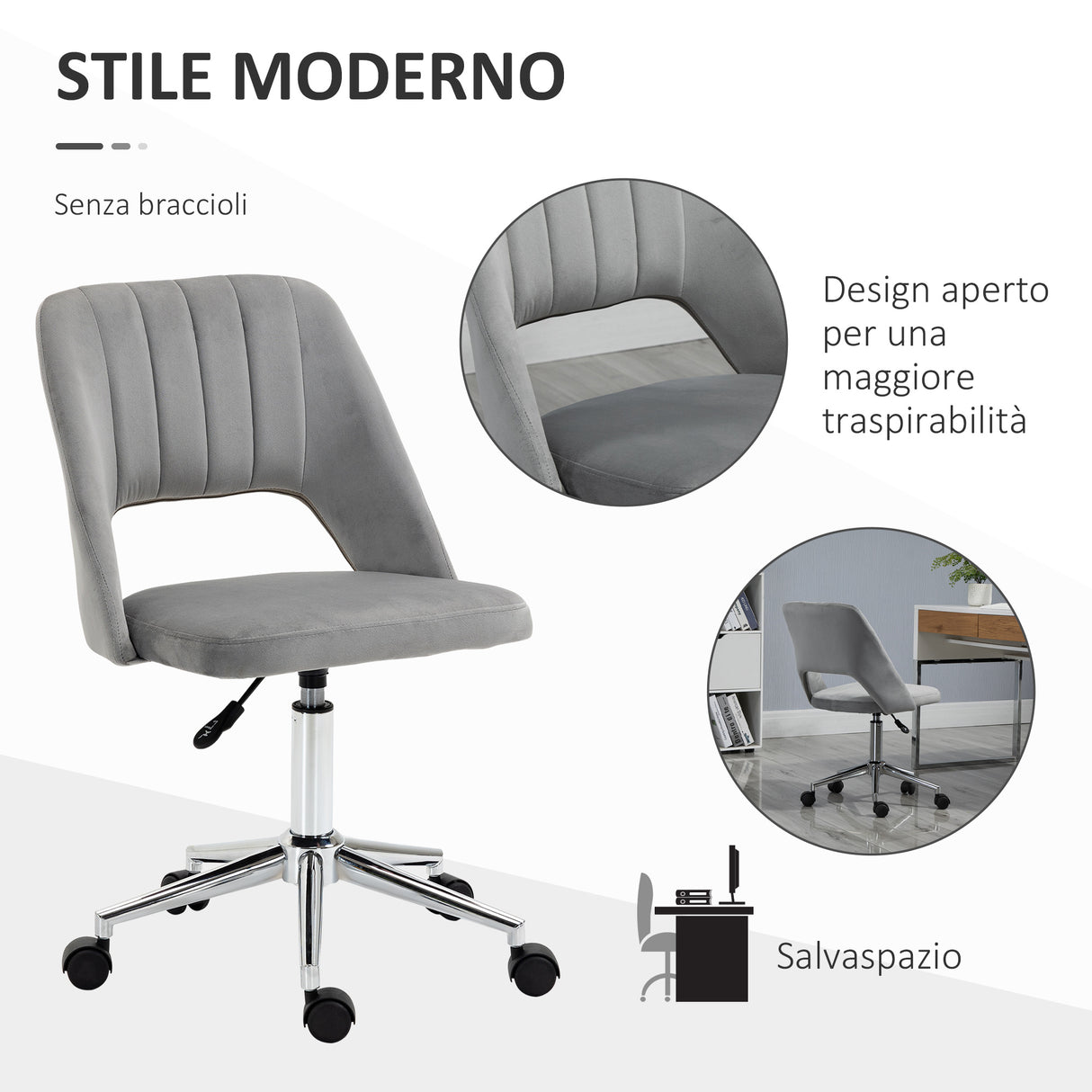 immagine-5-easycomfort-easycomfort-sedia-da-ufficio-ergonomica-e-girevole-sedia-imbottita-per-scrivania-con-altezza-regolabile-grigio-49x54x79-91cm